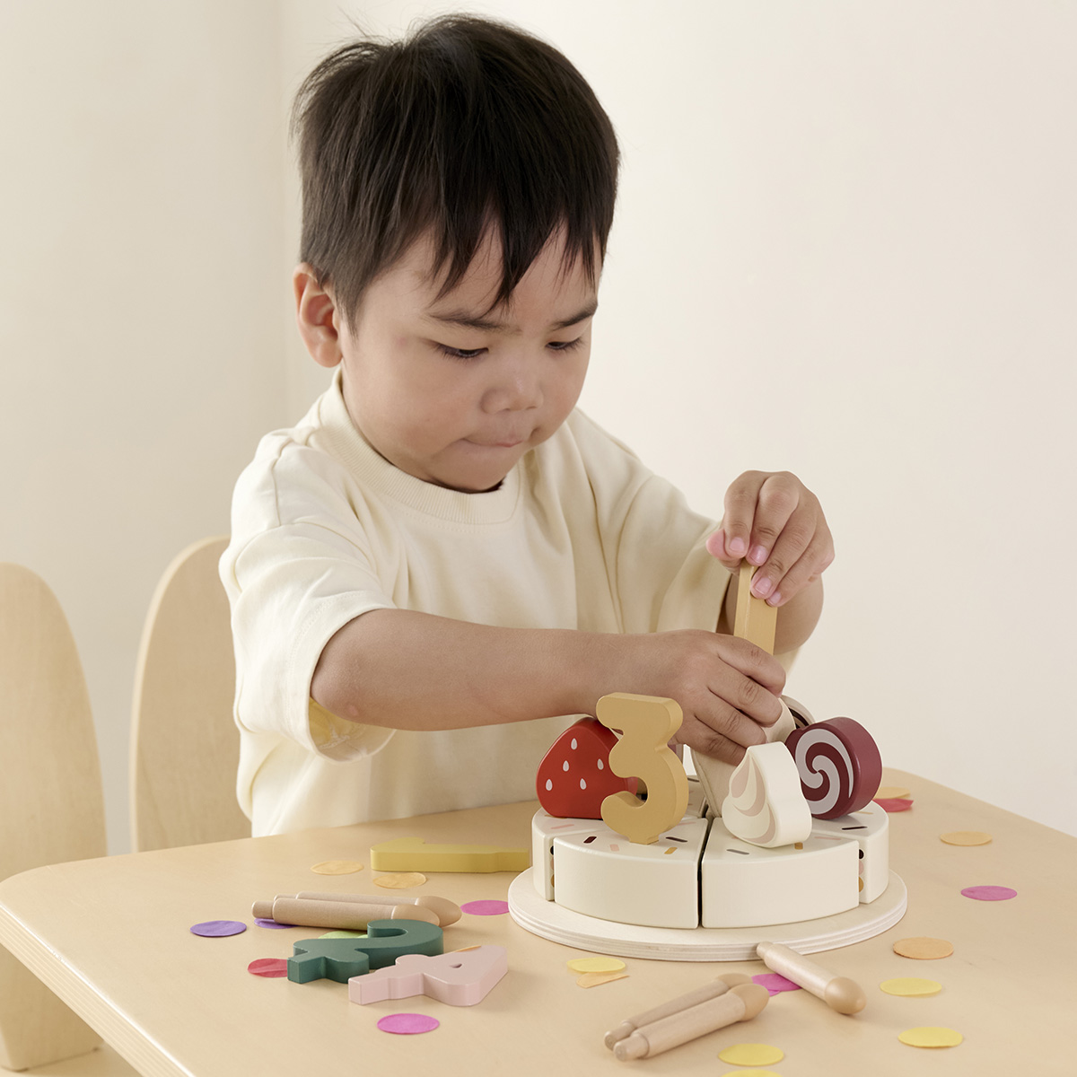 Gateau d'anniversaire en bois​ | 23 pièces