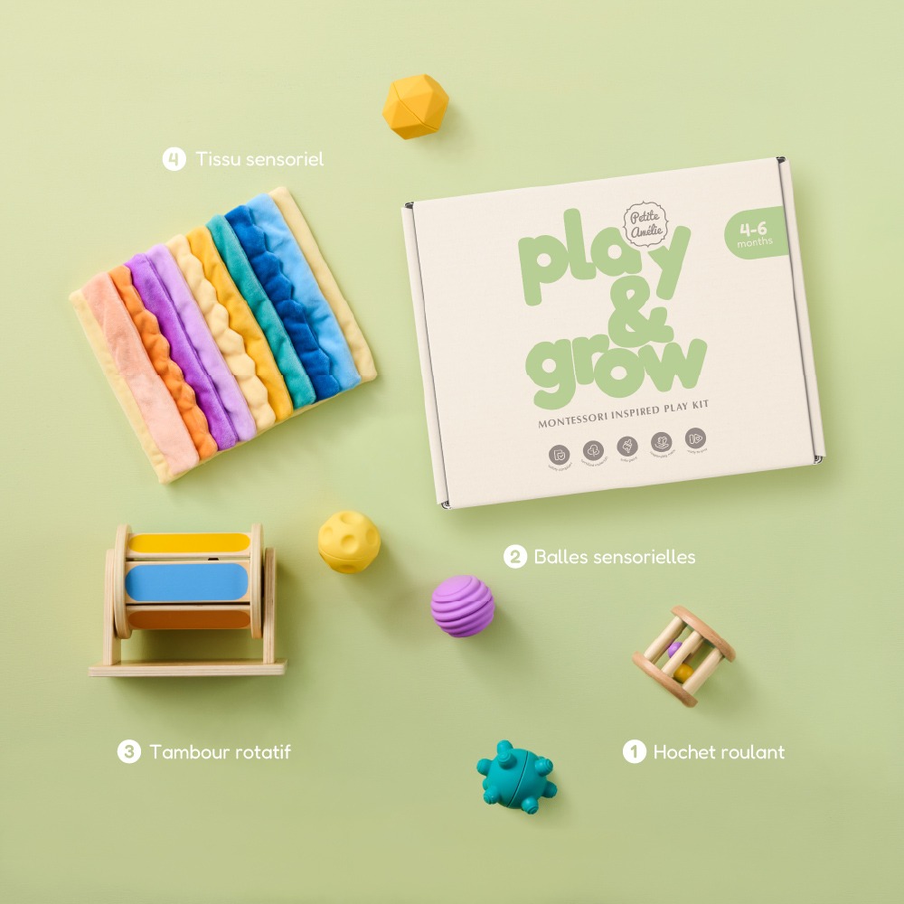 Coffret de jouets Montessori | 4-6 Mois