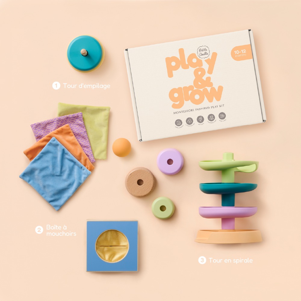 Coffret de jouets Montessori | 10-12 Mois