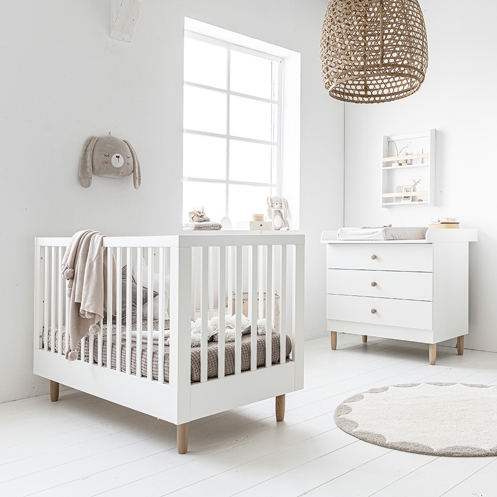 Nursery Furniture «Bocca» 2-part | Convertible cot bed + chest of drawers