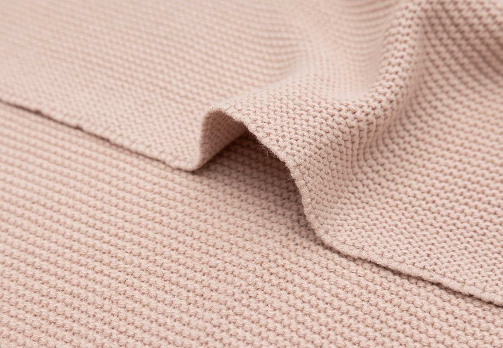 Jollein - Couverture Berceau 75x100cm Basic knit - Wild Rose