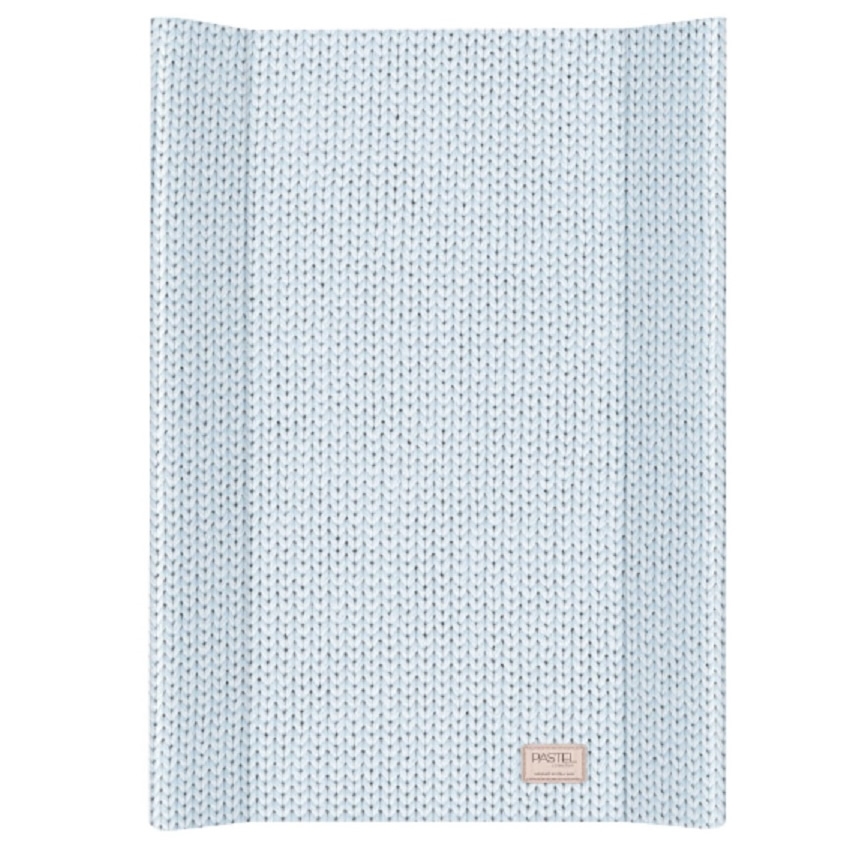 Aankleedkussen met gebreide print | Blauw
