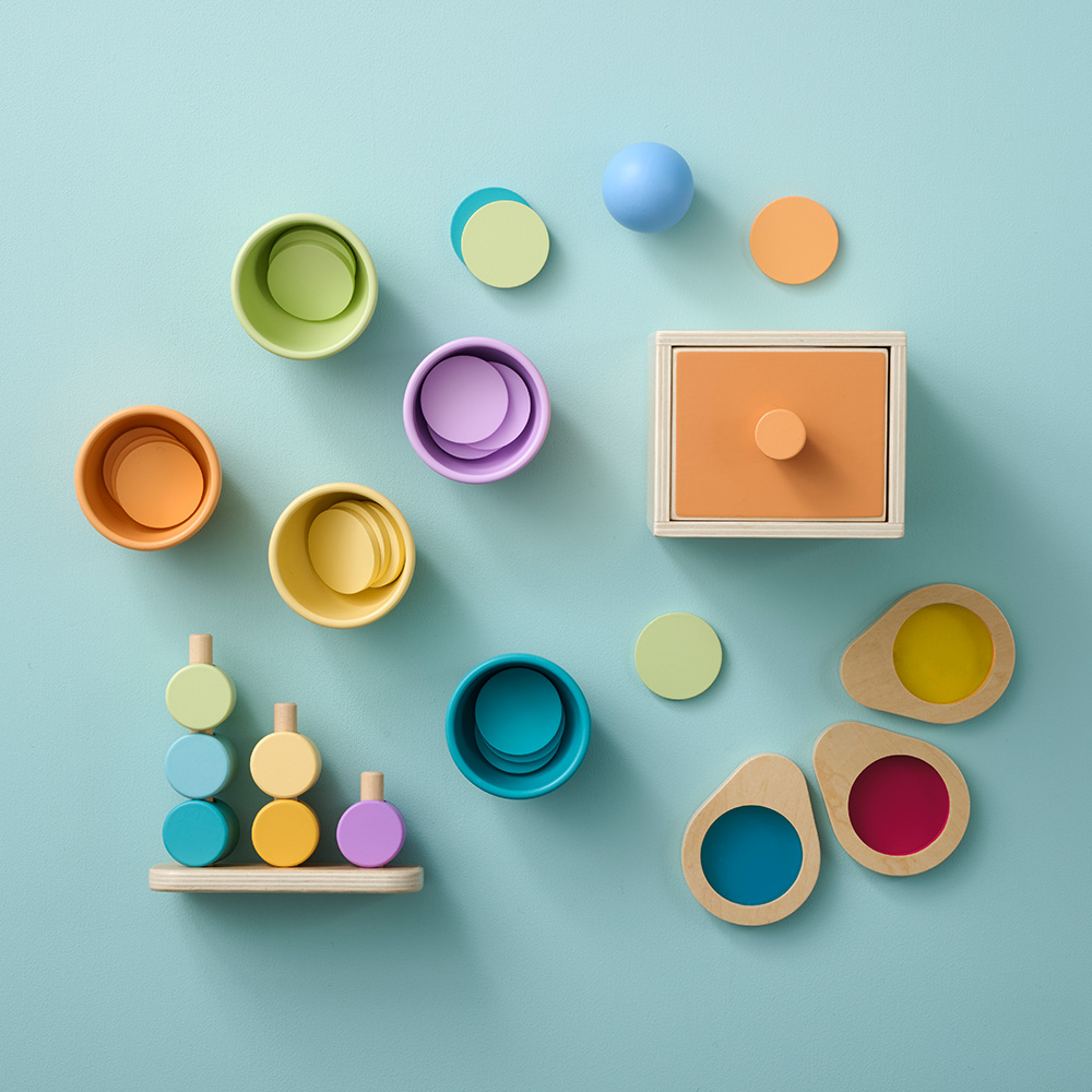 Montessori toy rotation kit for 13-15 months supporting developmental learning
