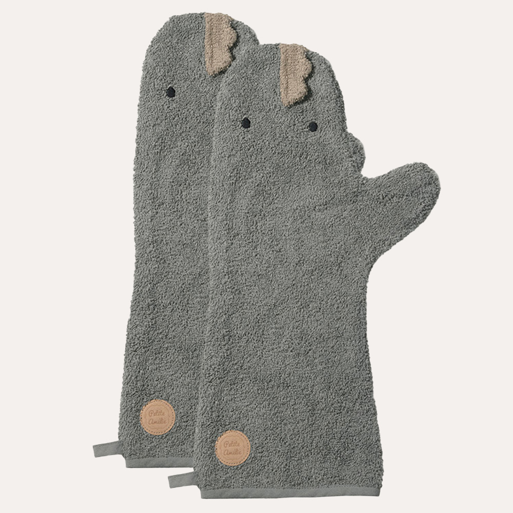 2-Pack Baby Wash Cloths «Dino» | Green