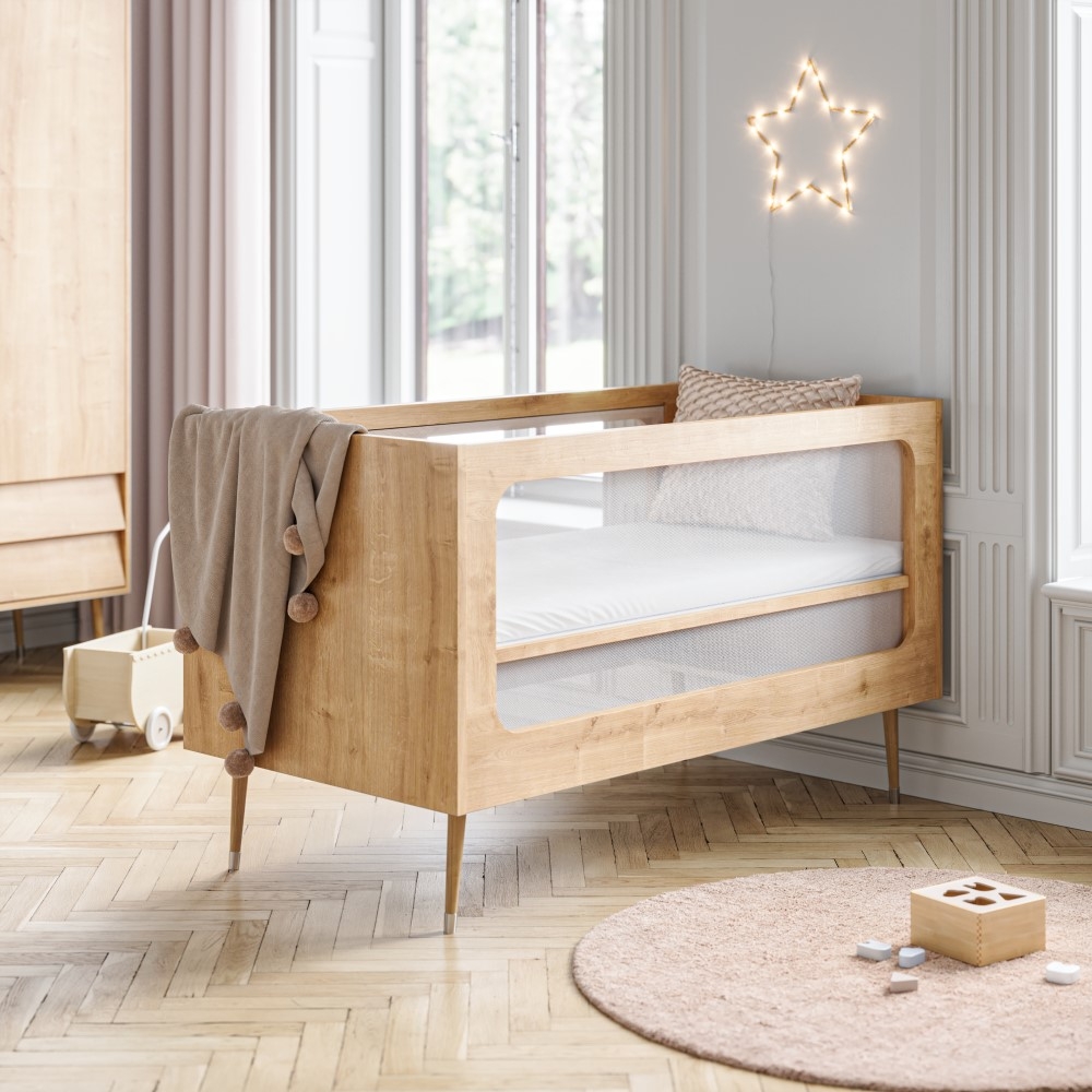 Meegroei ledikant 140x70 «Bosque» | Hout