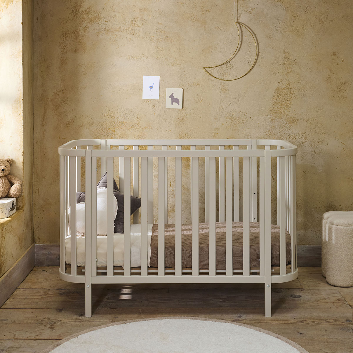 Ovaal ledikant «Cocoon» | 60 x 120 cm | Beige