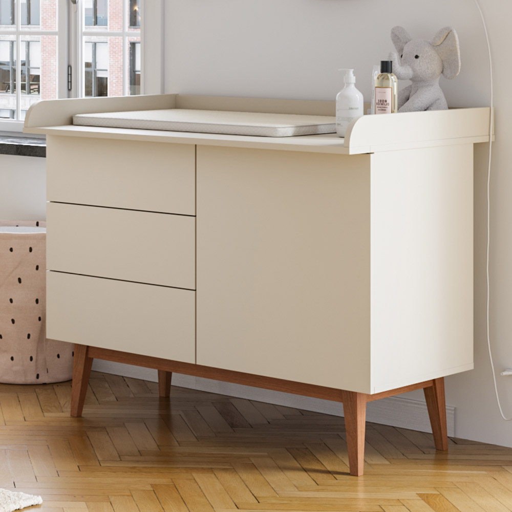 BLADVERGROTER VOOR COMMODE «AMANDE» | OATMEAL
