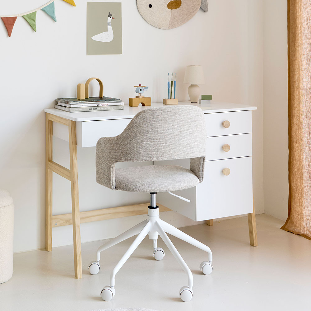 Kinderbureaustoel «Cerise» | Beige