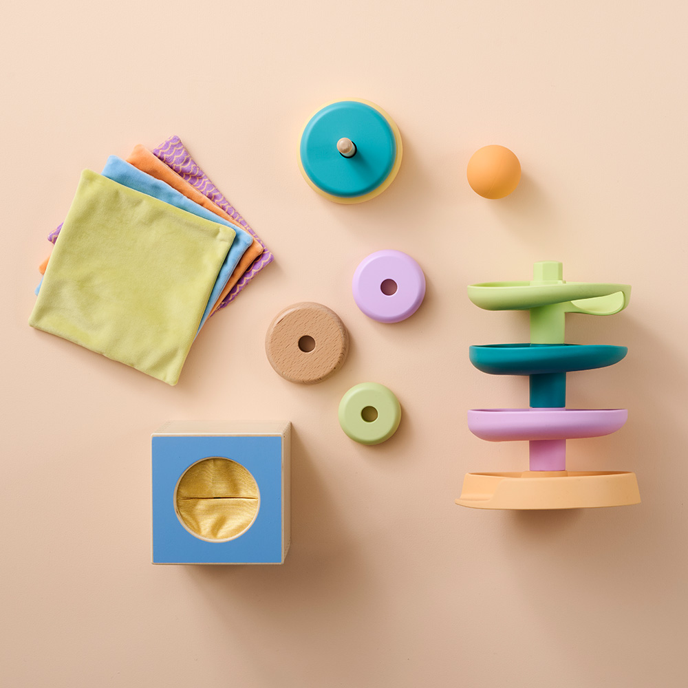 Coffret de jouets Montessori 10-12 mois, idée cadeau bébé 1 an
