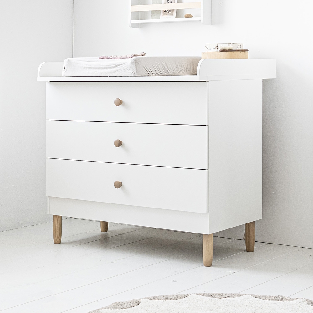 Commode voor Baby Wit «Bocca»