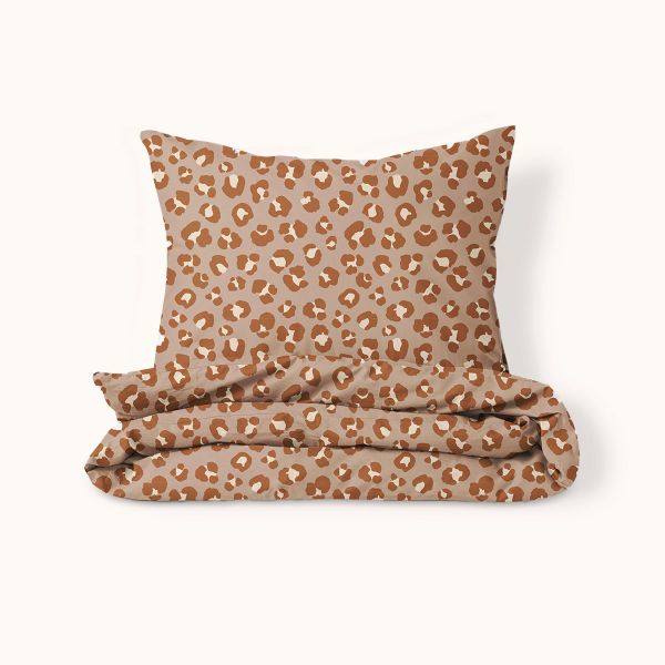 Dekbedovertrekset flanel «Leopard» | 120 x 150 cm