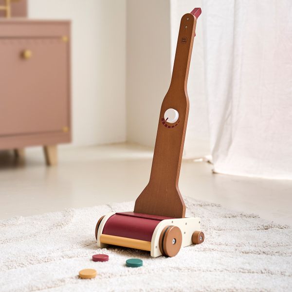 Stofzuiger voor kinderen «Noyer» | Incl. 8 magnetische muntjes