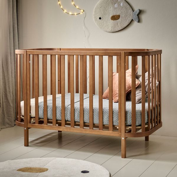 OVAAL LEDIKANT «COCOON» | 60X120 CM | WALNOOT
