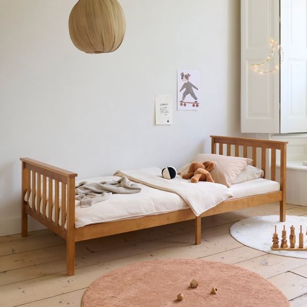 Kinderbed «Milo» | 90 x 200 cm | Walnoot