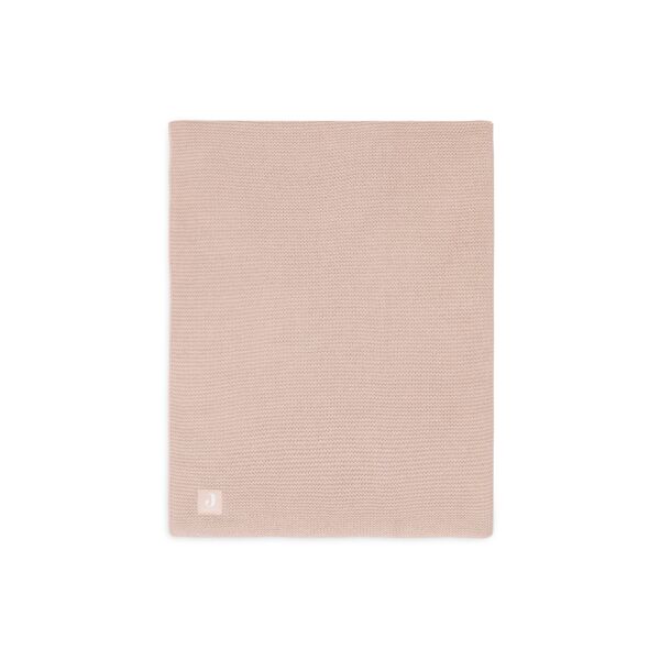 Jollein - Deken Ledikant 100x150cm Basic Knit - Wild Rose