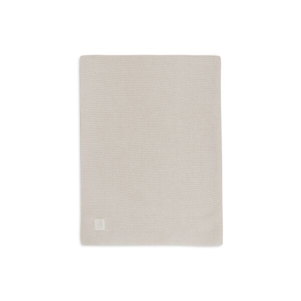 Jollein - Deken Wieg 75x100cm Basic Knit - Oatmeal
