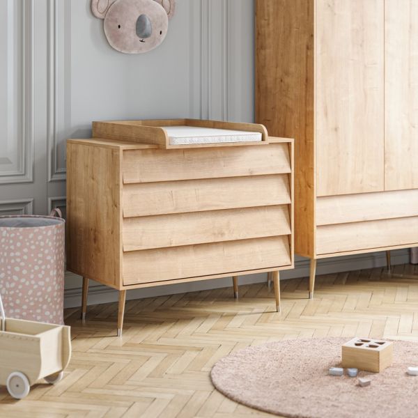 Commode baby hout Bosque babykamer compleet van Petite Amélie