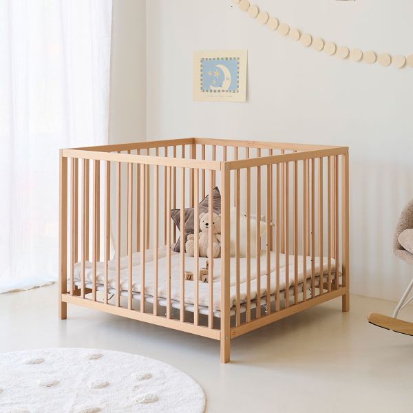 BABY BOX «NOIS» | 95 X 95 CM | NATUREL