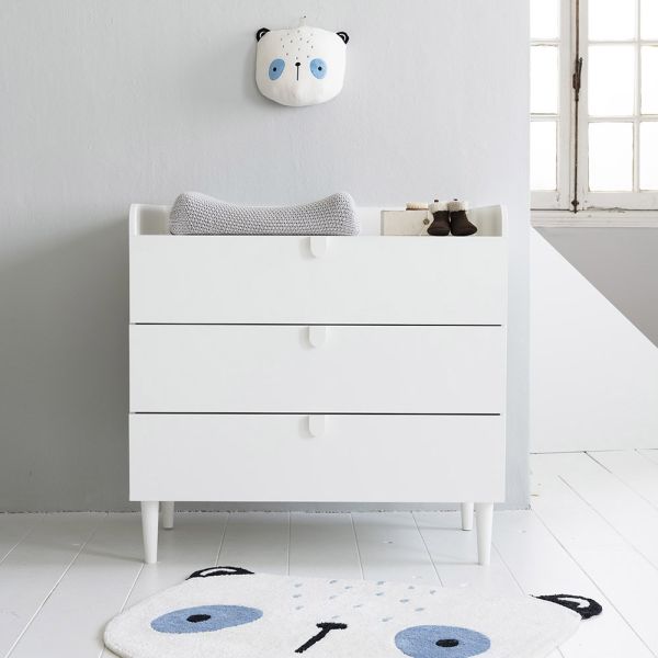 Baby commode wit hout met babykamer van Petite Amélie