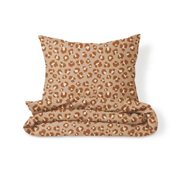 Dekbedovertrekset flanel «Leopard» | 120 x 150 cm