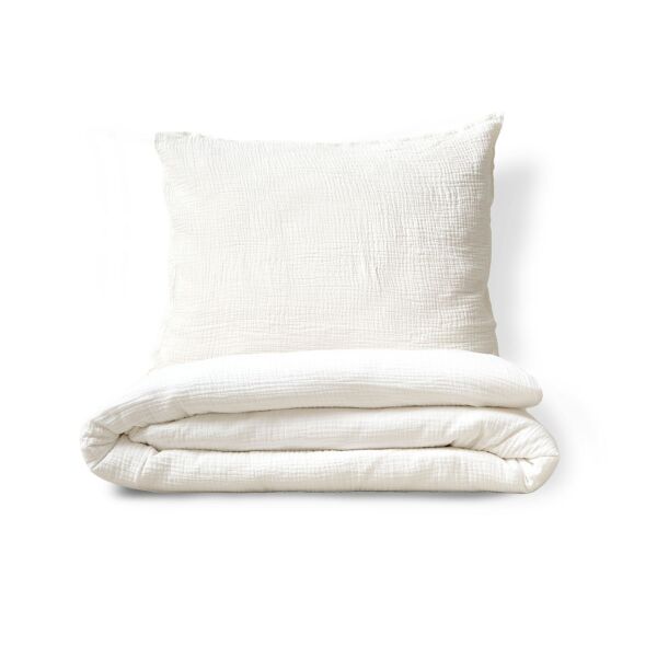 Dekbedovertrekset 200x140cm, incl. kussenhoes | wit