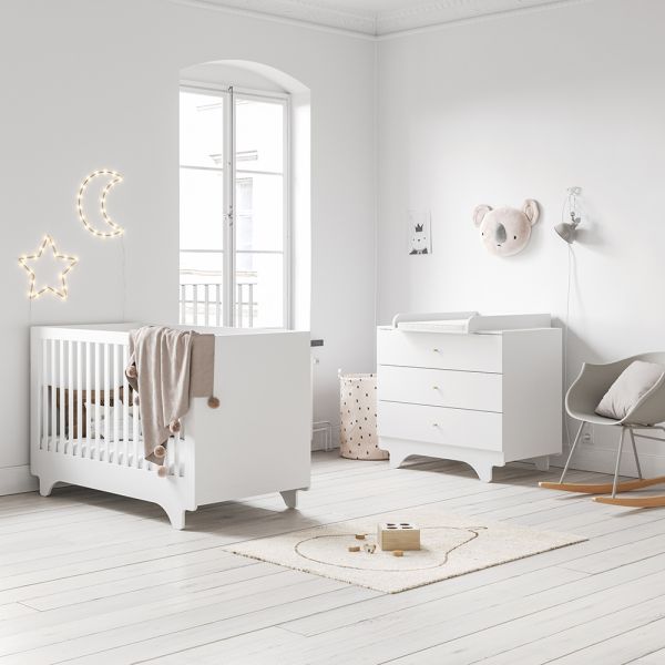 Babykamer 2-delig wit hout van Petite Amélie