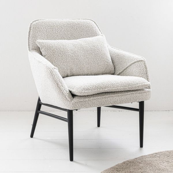 Fauteuil babykamer voedingsstoel wit van Petite Amélie