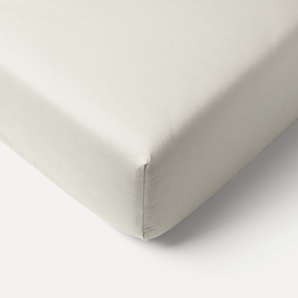 Hoeslaken 60x120 cm van ivory jersey biologisch katoen van Petite Amélie