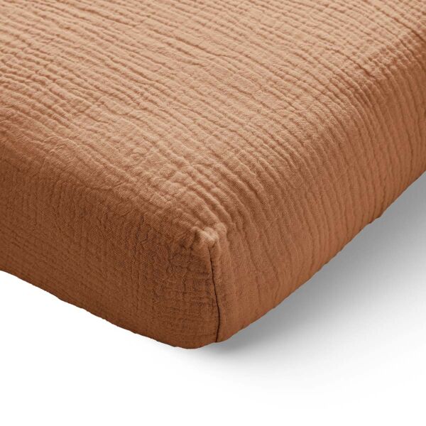 HOESLAKEN 80 X 160 CM |MOUSSELINE KATOEN| CARAMEL
