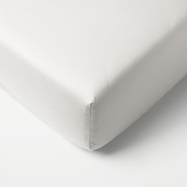 BIOLOGISCH KATOEN | Jersey Hoeslaken - wit | 70 X 140 cm