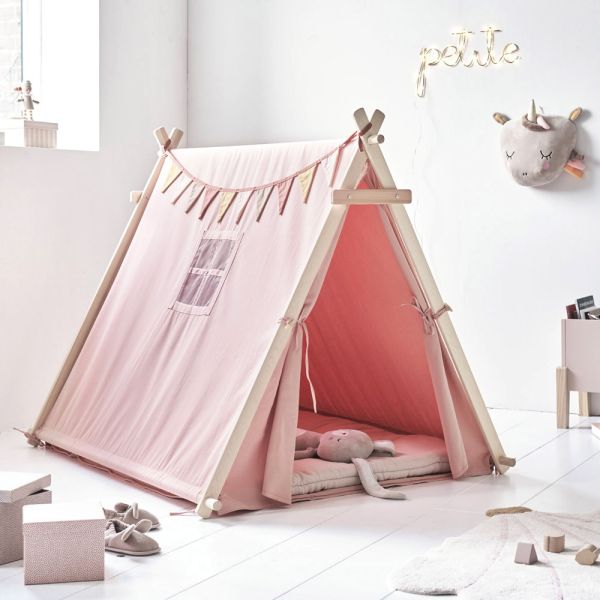 bord baan Geroosterd Tipi tent uit canvas van Petite Amélie | Koop speeltent online, morgen in  huis ✔️ Petite Amélie