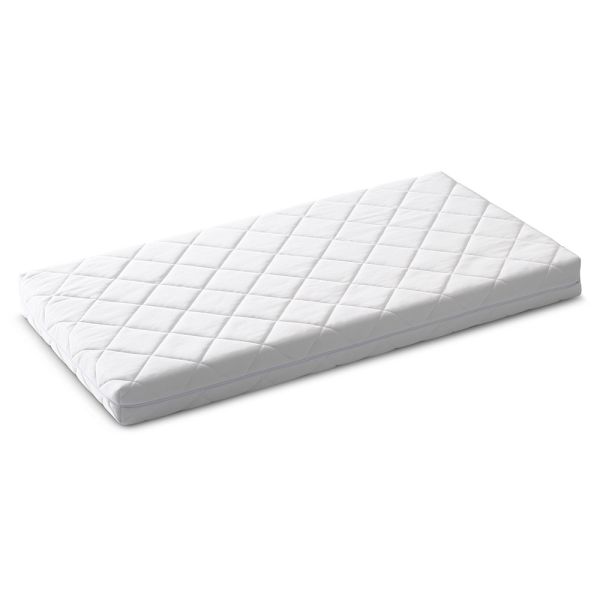Koudschuim matras van gerecycled polyester en polyurethaan in 90x200 cm in de kleur wit van Petite Amélie