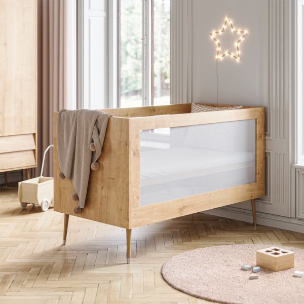 Meegroeibed van hout uit de Bosque collectie in naturel van Petite Amélie