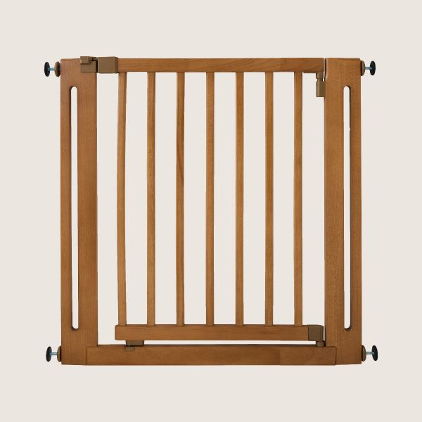 Houten traphekje | Verstelbaar 79-87 cm | Walnoot