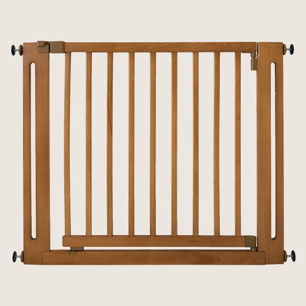 Houten traphekje | Verstelbaar 95-103 cm | Walnoot