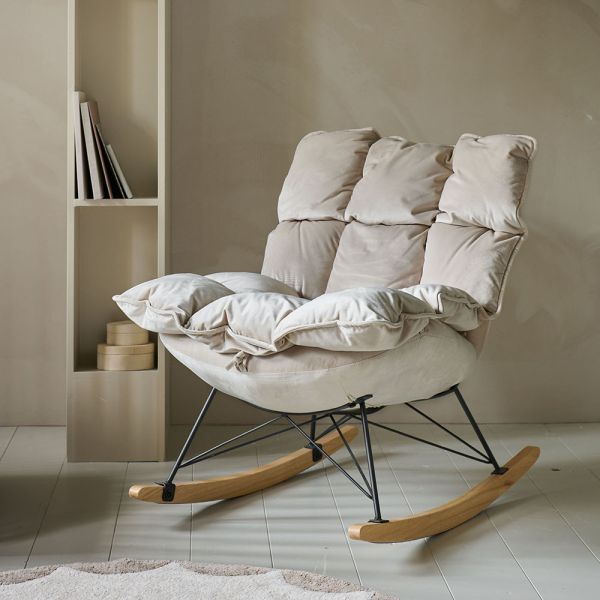 LUXE SCHOMMELSTOEL VOOR IN BABYKAMER | «COCON» | Beige 