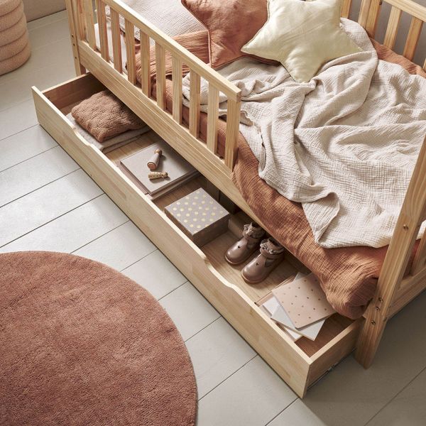 Bedlade voor kinderbed 160x80 cm van hout in naturel van Petite Amélie