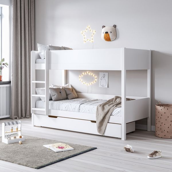 Stapelbed met lade Nuage 200x90 - Wit | Petite Amélie