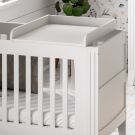 Verschoontafel voor babybed | wit
