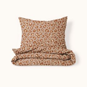 Dekbedovertrekset flanel «Leopard» | 120 x 150 cm