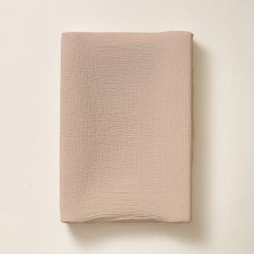 AANKLEEDKUSSENHOES 50 x 70 CM | BIOLOGISCH MOUSSELINE KATOEN | OUD ROZE