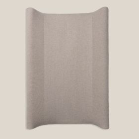 GEBREIDE AANKLEEDKUSSENHOES 50 X 70 CM | BEIGE