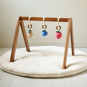 BABYGYM HOUT WALNOOT «FRUIT» | INCL. ACCESSOIRES