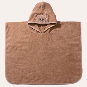 BADPONCHO «LEO»|1 - 4 JAAR | 52 X 63 CM | CARAMEL