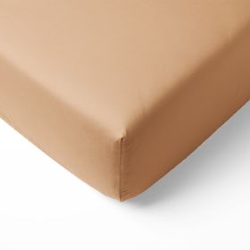Biologisch Katoenen Jersey Hoeslaken 80x160 cm| Caramel