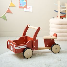 HOUTEN BAKFIETS «VROUM» | ROOD
