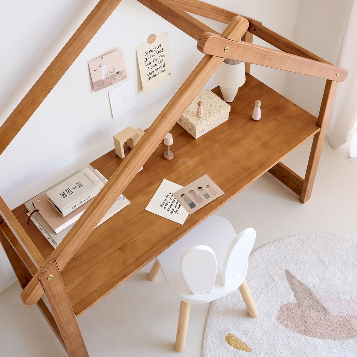 dobar Children's Seat Set with Children's Table, Children's Bench and