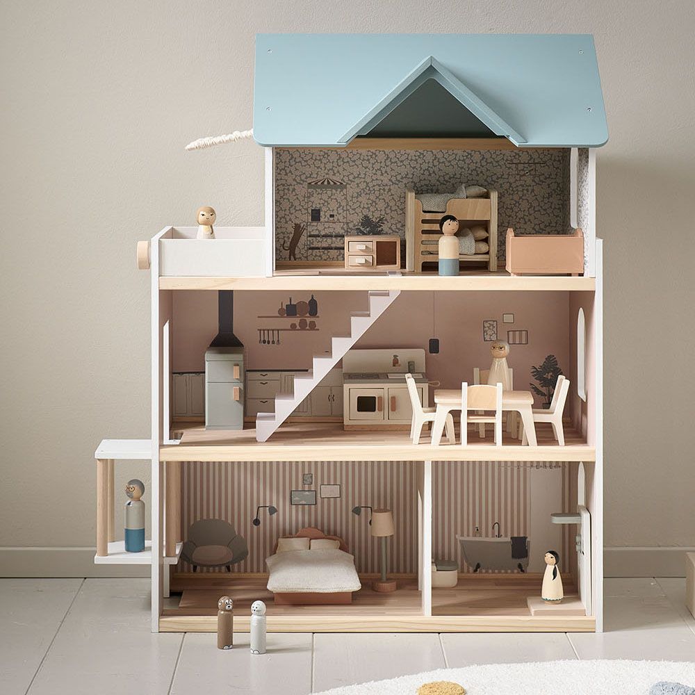 Poppenhuismeubilair, 1:12 Poppenhuis miniatuurmeubilair Model houten