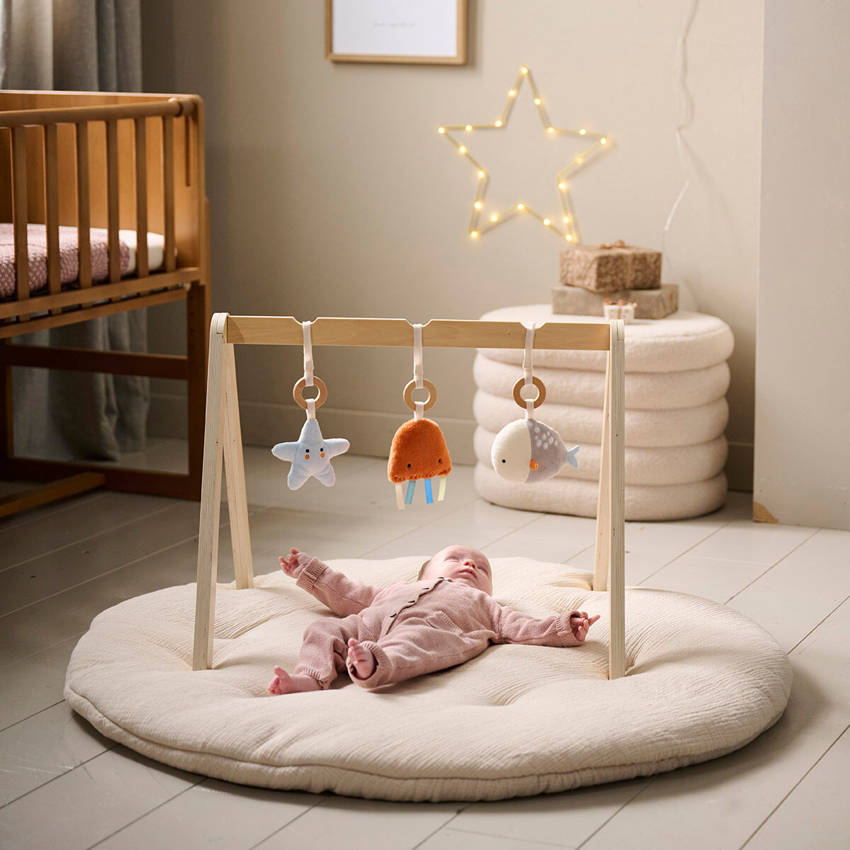 Houten babygym «Mer» in naturel ✔️ Petite Amélie