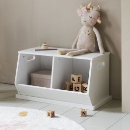 en.casa Sitzbank, mit Regal für Kinder »Vestnes« 100x45x70 cm Cn en.casa Sitzbank, mit Regal für Kinder »Vestnes« 100x45x70 cm Cn